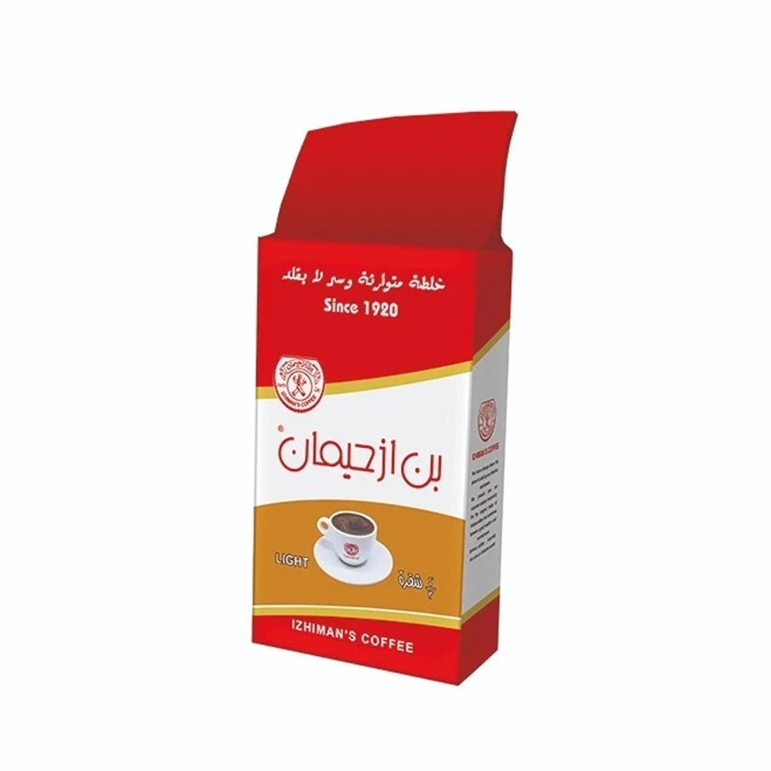 قهوة تركية (فاتح) مغلّفة بتقنية الضغط والتفريغ الهوائي ، 250 غم - بن ازحيمان