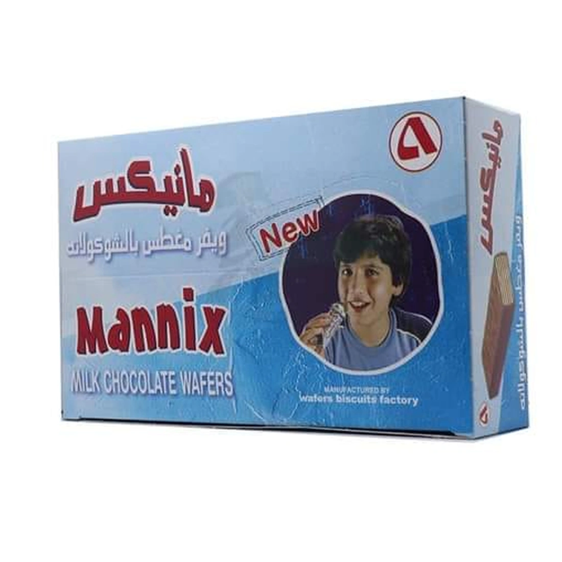 مانيكس بسكويت ويفرمغطس بالشوكولاته - 24 قطعة 